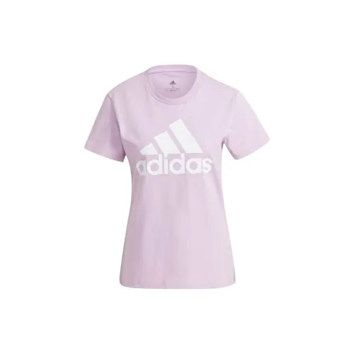 Adidas Clothing T-Shirts Women's Pink