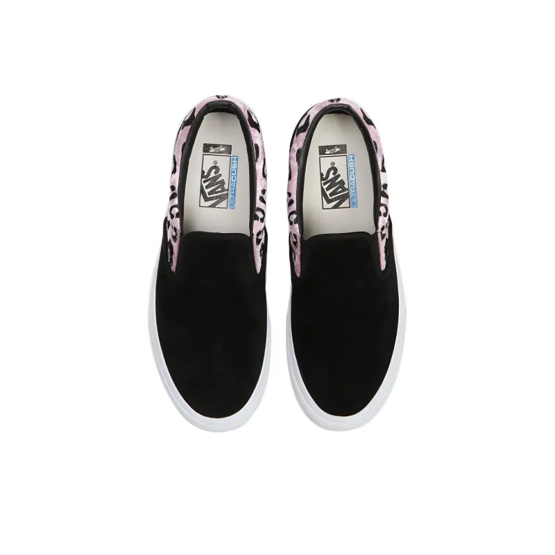 Vans Og Slip On Lx Non Slip Breathable Low Tops Casual Skateboarding Shoes Unisex Black-2