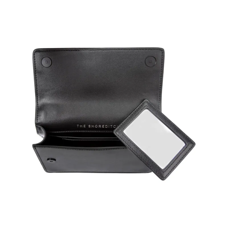 Kurt Geiger London Cow Leather Shoulder Bag Crossbody Bag Small Size Women's Black-5