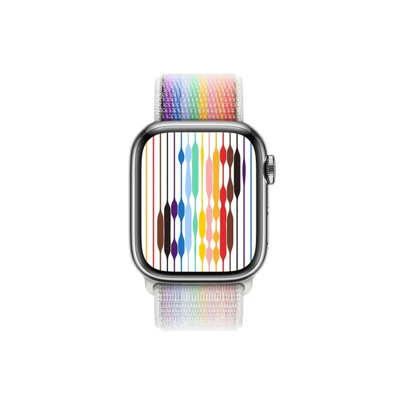 LeYu Apple Compatibility Watch Band Loopback Nylon Material-4