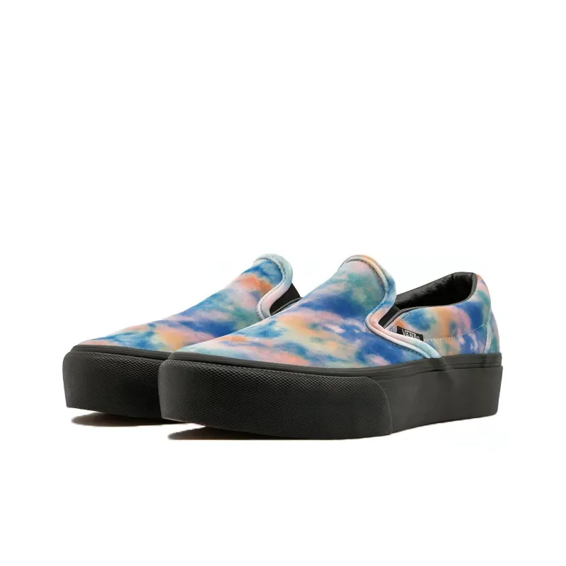Vans Classic Slip On Platform 'Velvet Tie Dye'-2