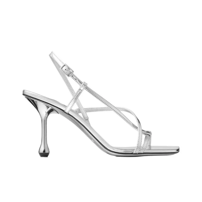 Jimmy Choo Etana 95 Metallic Sandals-1