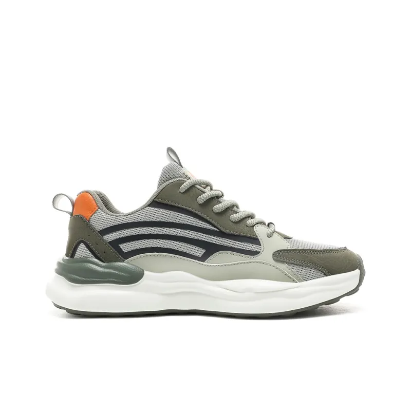 CEDAR HAN Shock Absorbers Slip Resistant, Abrasion Resistant, Breathable Low Top Chunky Sneakers Unisex-7
