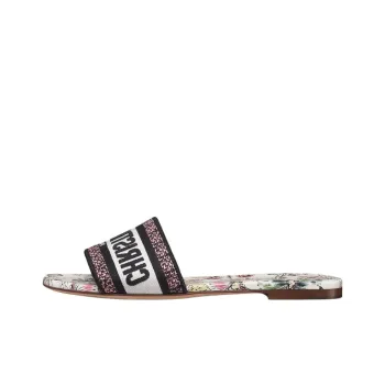 DIOR Dway Slide Slippers Women's Black Pink