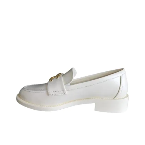 CHANEL Loafers Women's Beige