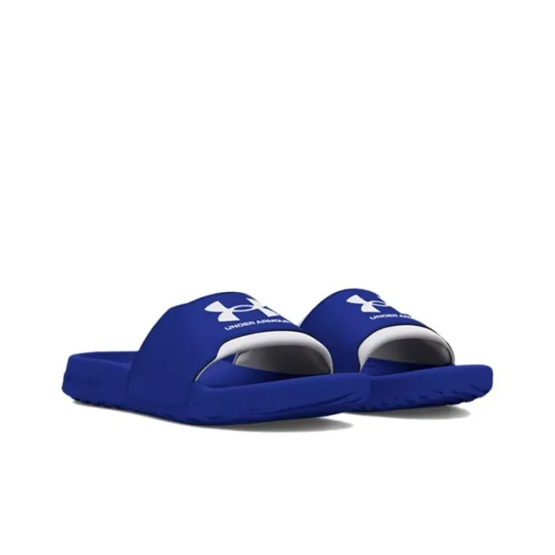 Under Armour UA Ignite Abrasion-Resistant Quick Dry Slide Slippers Men's Blue White-2
