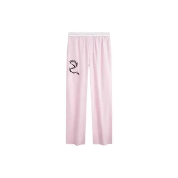 CALVIN KLEIN Pajama Pants Women's Velour Pink