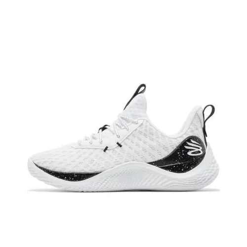 Under Armour Curry Flow 10 Basketball Shoes Men Low-Top White