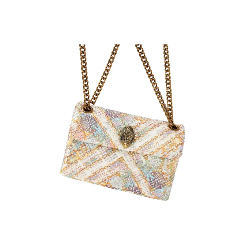 Kurt Geiger London Satin Shoulder Bag Crossbody Bag Mini Women's Cream-1