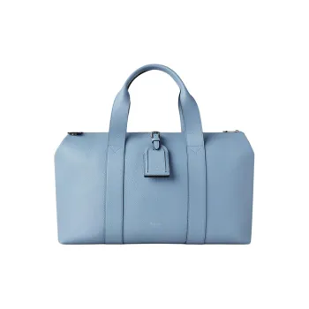 Mulberry Grained Leather Handbag Shoulder Bag Crossbody Bag Travel Bag Women's Blue Gray