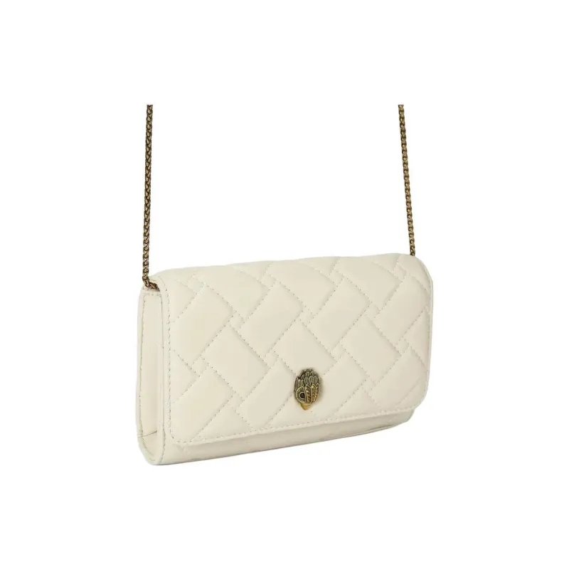 Kurt Geiger London Quilting Leather Crossbody Bag Shoulder Bag Mini Women's White-1