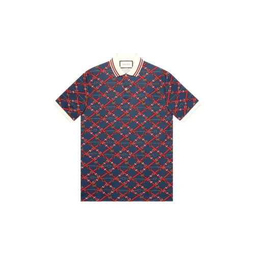 GUCCI Polo Shirts Men Multicolor