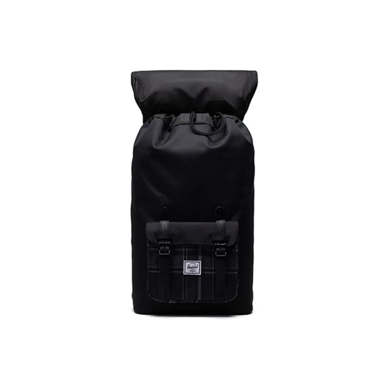 Herschel Polyester Laptop Bag Travel Bag Travel Bag Large Size Unisex Black-3