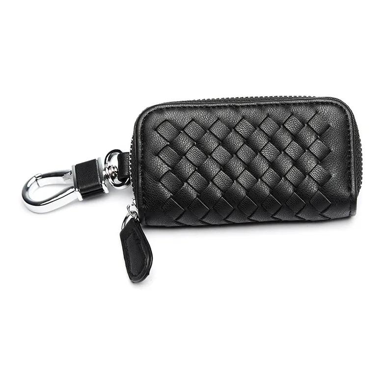 CARTELO Fabric Key Pouch Small Size Unisex Black-1