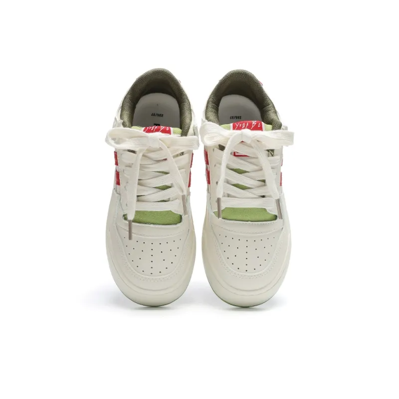 FOREVER 21 Anti-Slip Wear-Resistant Lightweight Breathable Height Increasing Low-Top Skateboard Shoes Unisex-51