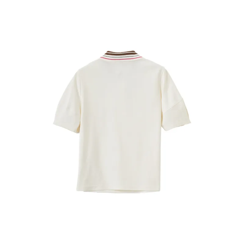 XIANGYING T Shirt Women's Beige-1