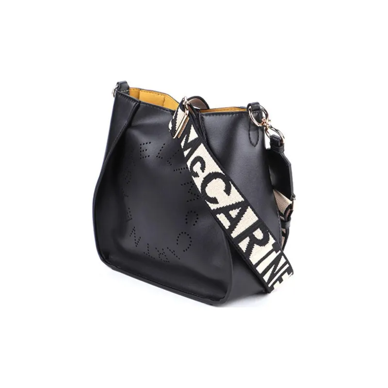 Stella McCartney Polyurethane Shoulder Bag, Crossbody Bag Women's Black-1
