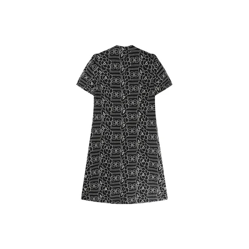 LOUISY AO Short Sleeved Dresses Women's Black-1