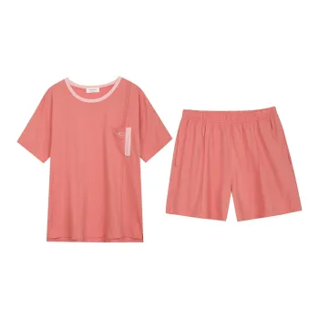 AUTUMNDEER Pajama Set Women's Peach