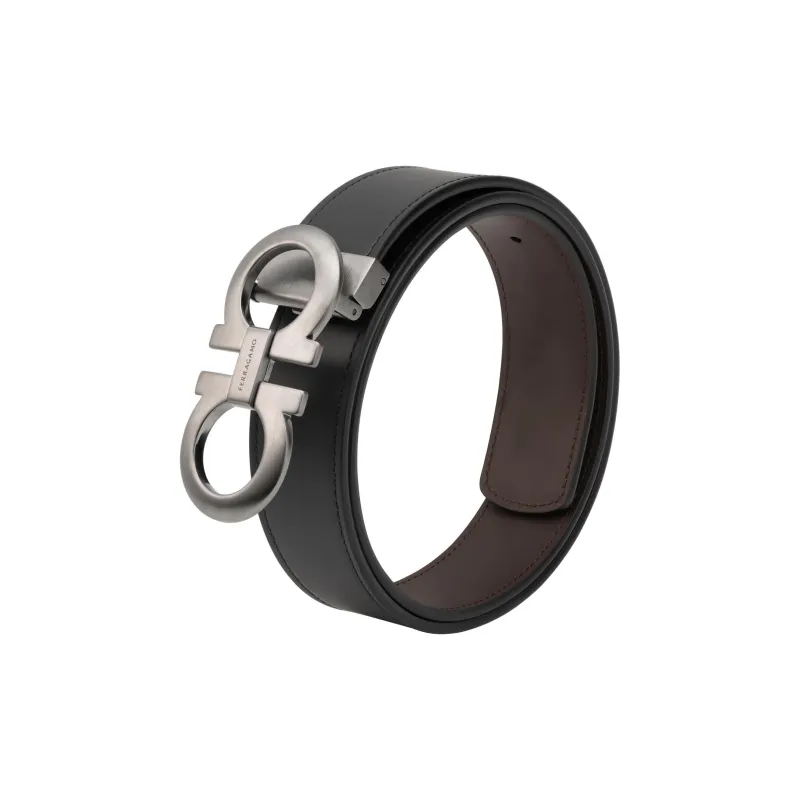 Ferragamo Reversible Gancini Buckle Belt-2