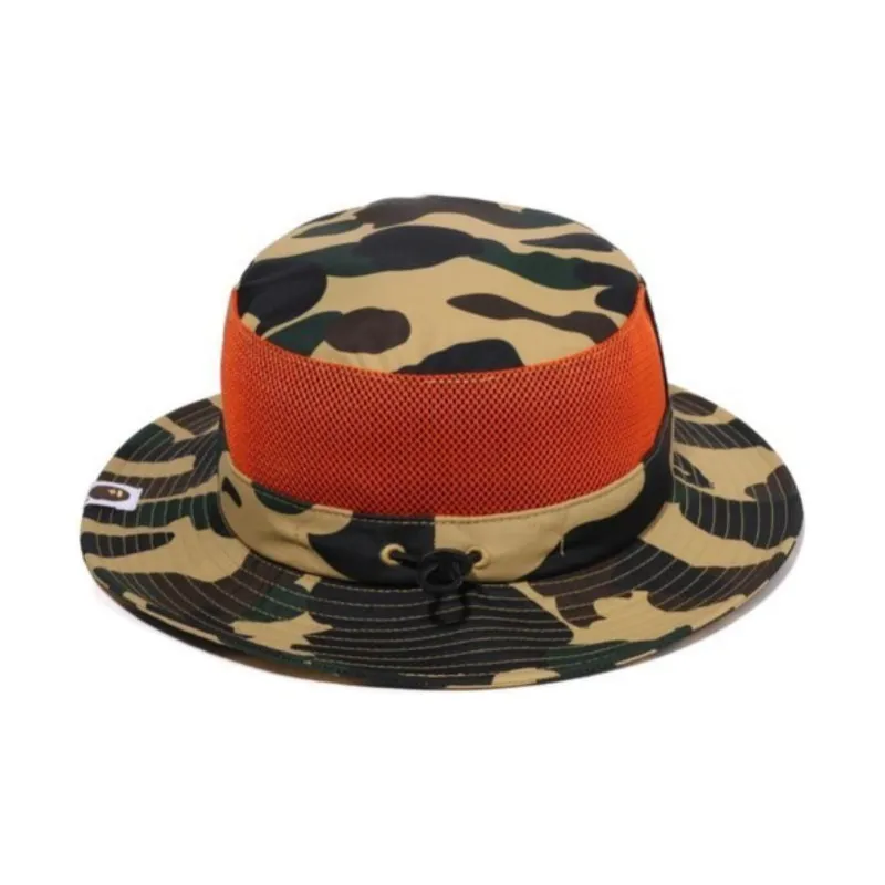 A BATHING APE Polyester Bucket Hats Kids' Multicolor-5