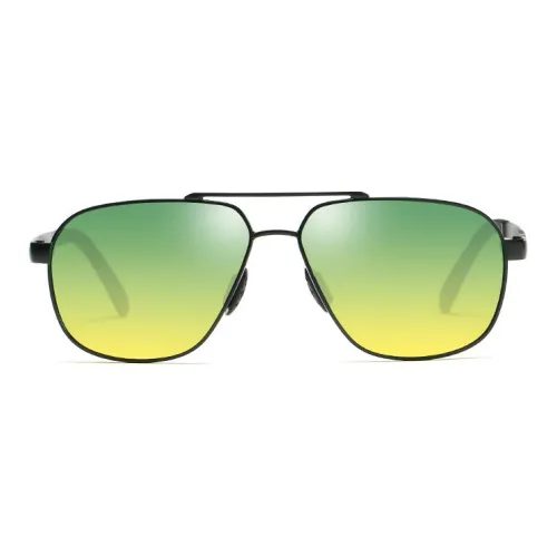 Thunder Pailong Alloy Oval Sunglasses Men's