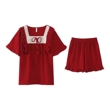 GOSO Pajama Set Women's Red Shades