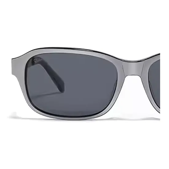 Fakeme Rectangular Sunglasses Women's Silver-2