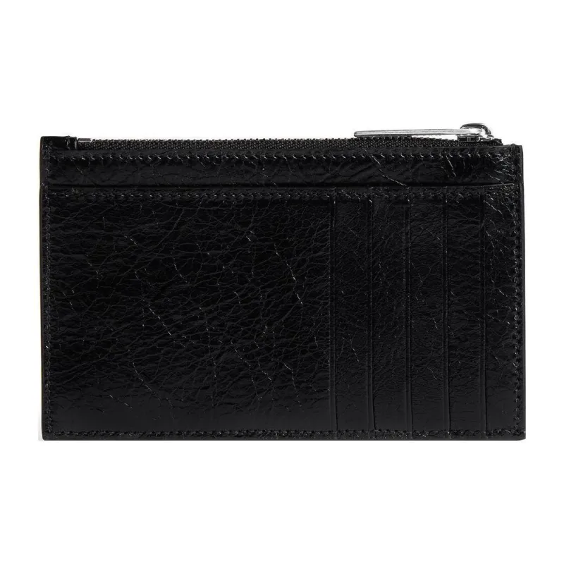 Balenciaga Sheepskin Card Holder Regular Men's Black-1