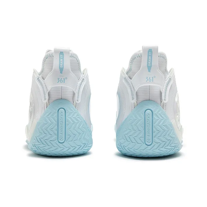 361° AG4 SOAR SE Basketball Shoes Men Mid Top Glacier Blue-3