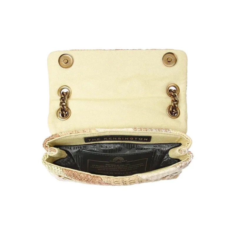 Kurt Geiger London Textile Material Shoulder Bag Crossbody Bag Mini Women's Tan-3