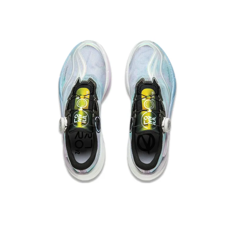 LiNing Furious Rider 7.0 PRO V2 Breathable And Resilient Low Top Casual Running Shoes Men's Blue Purple-3
