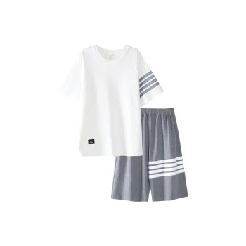 GOSO Pajama Set Women's White Shades