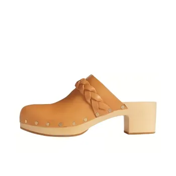 Loeffler Randall Wrap-toe Slippers Women's Brown