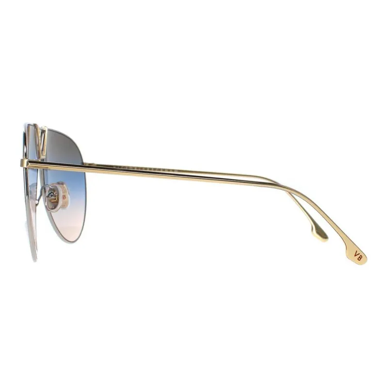 Victoria Beckham Aviator Sunglasses Unisex Silver-3