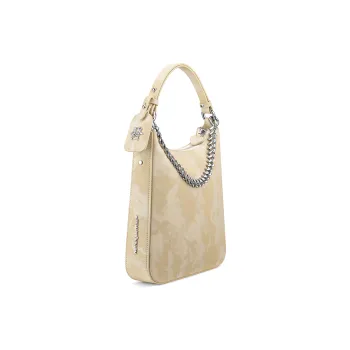 NothingButMini Calfskin Vertical Shoulder Bag/Handbag Women's Desert White/Mahjong Green/Peach Red/Barbie Pink