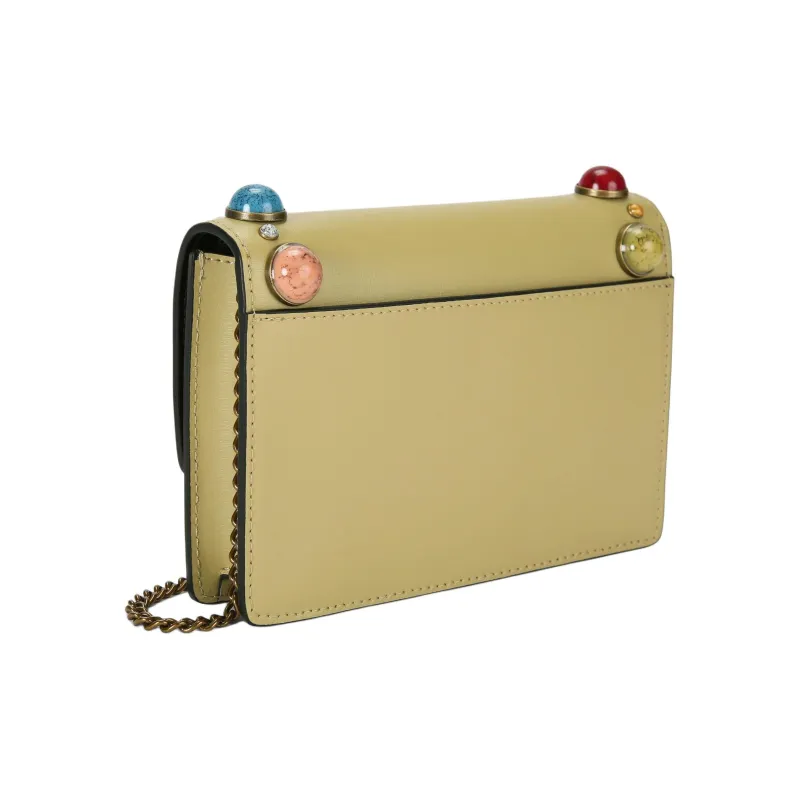 Kurt Geiger London Leather Shoulder Bag Crossbody Bag Extra Mini Women's Beige-2