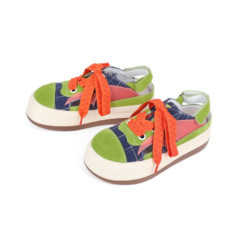 NiuwaStudio Casual Single Shoes 4cm Women's Multicolor-2