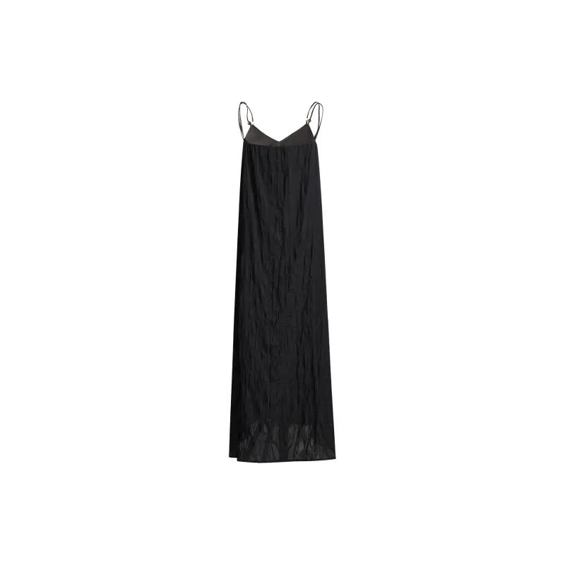 THE SEA LIFE Slip Dress Women's Black Mage-1