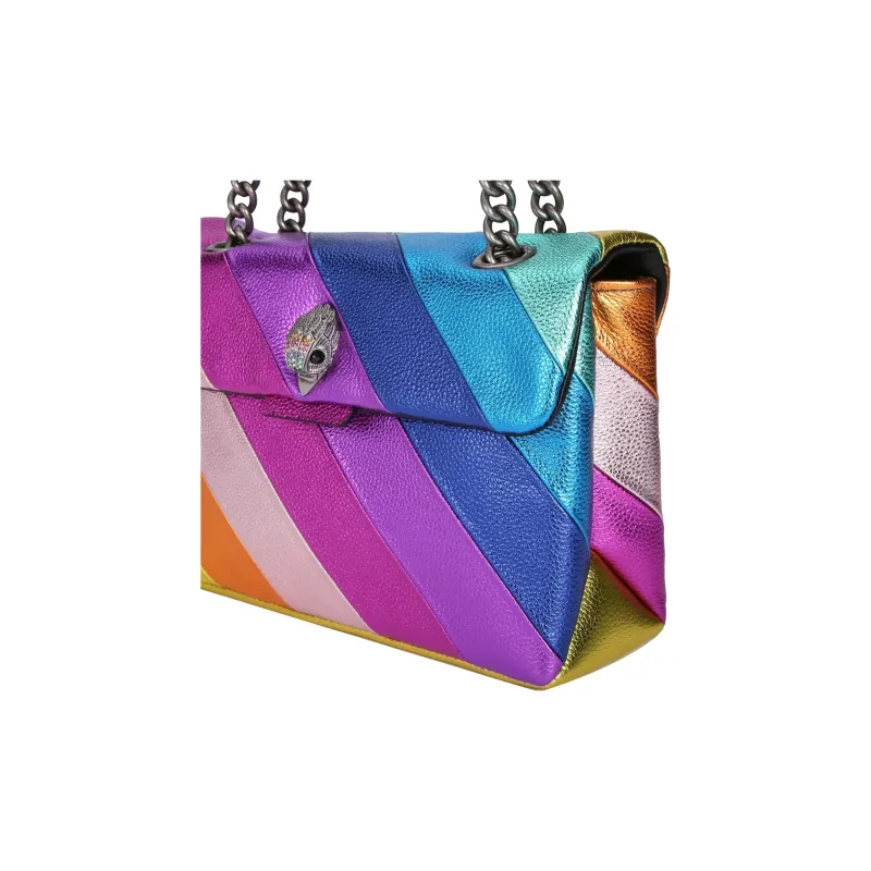 Kurt Geiger London Pebbled Cow Leather Shoulder Bag Crossbody Bag Women's Multicolor-4