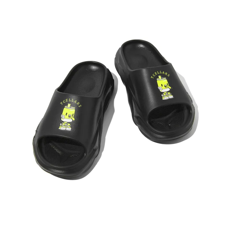 TCELLARS Graffiti Quiet Slip Resistant Odor Resistant Abrasion Resistant Quick Dry Antibacterial Slide Slippers Unisex-5