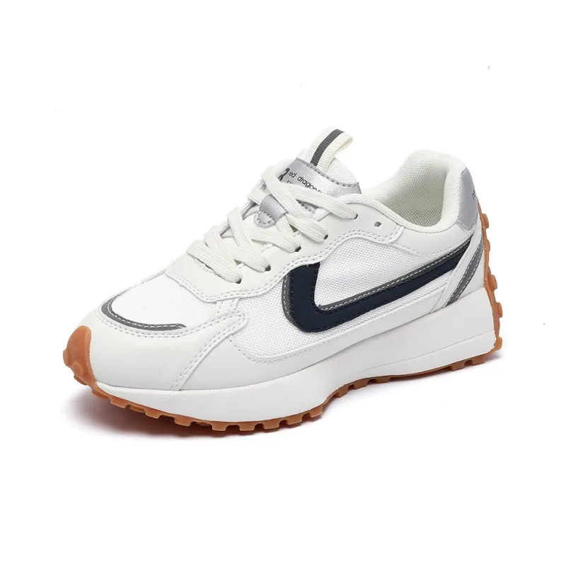 RED DRAGONFLY Casual Shoes Women's Low Top White Green/White Blue-1