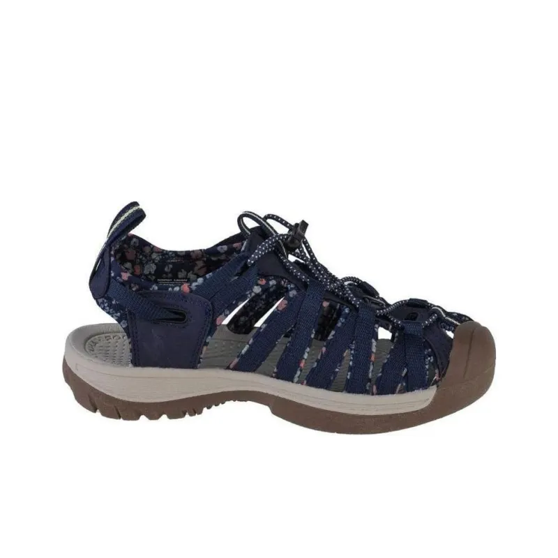 KEEN Whisper Series Slip-Resistant Breathable River Trekking Shoes Women's Blue Brown-1