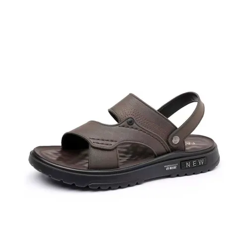 Old shoemaker Beach Sandals Men Gray