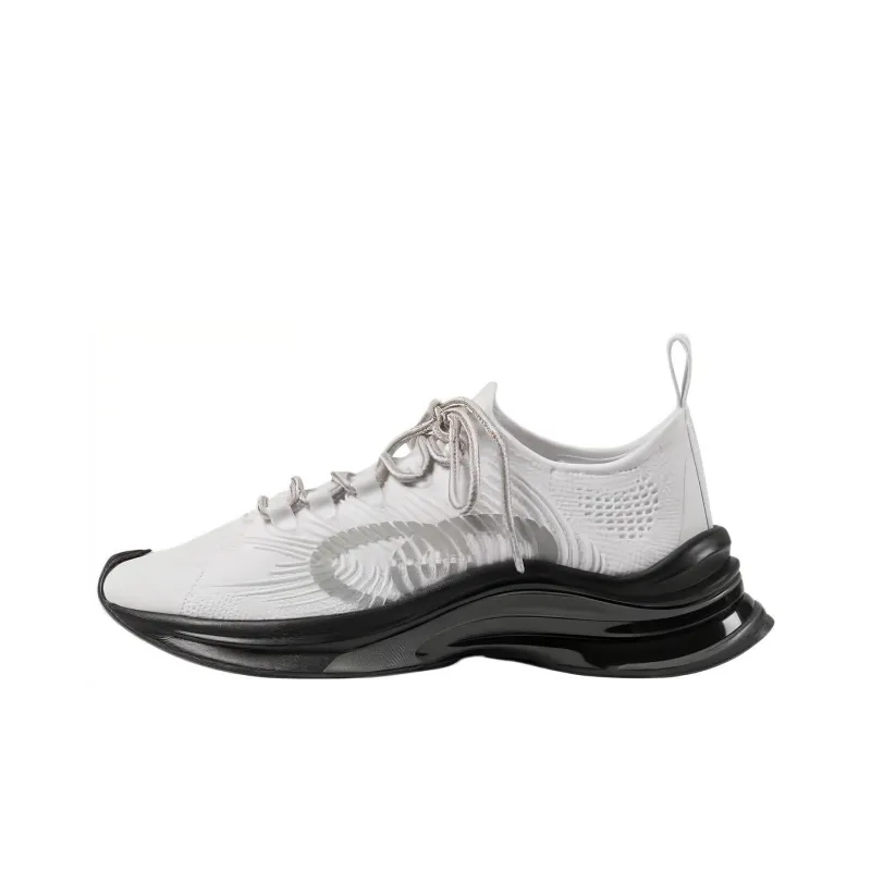 GUCCI Women's Run Sneaker 'White Grey Black' Women's-0