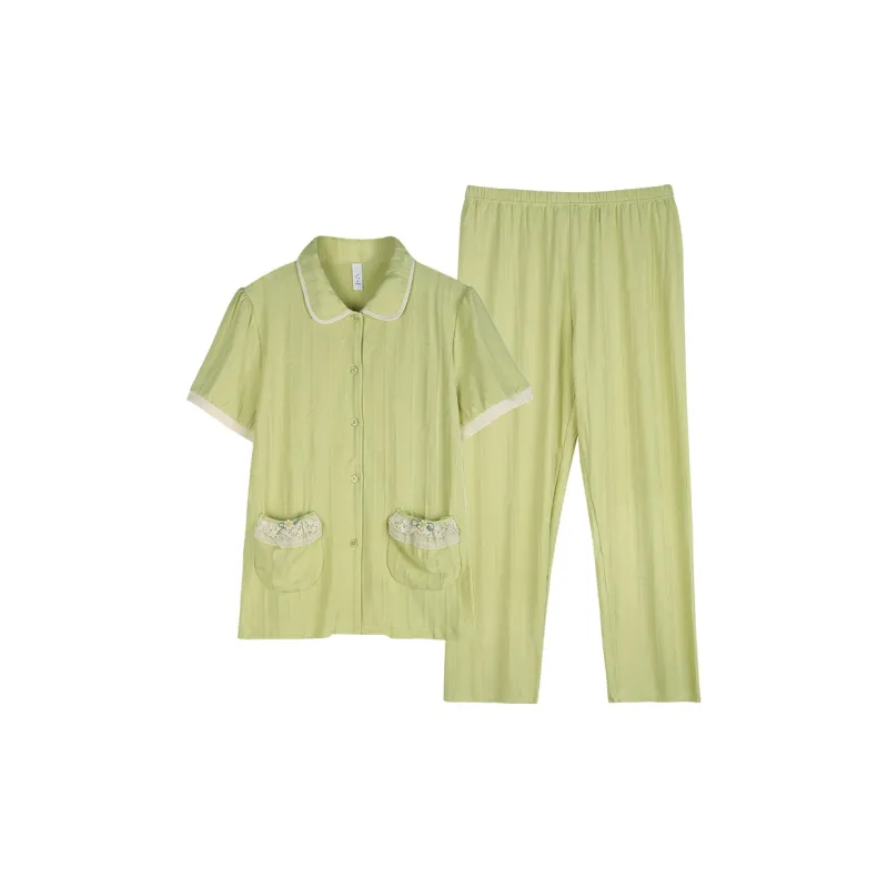 Xuan Liang Pajama Set Women's Green-0
