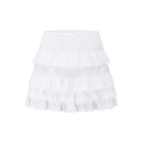 HTCU Casual Short Skirts Women's White