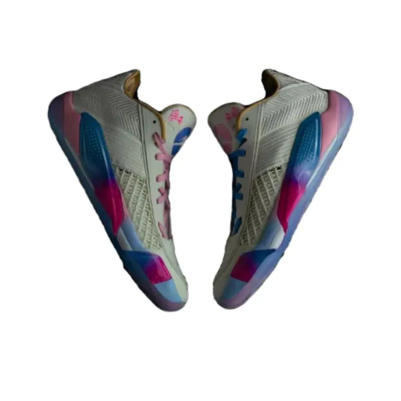 Jordan Air Jordan 38 Low 'Cherry Blossom' Pe Slip-Resistant Low-Top Basketball Shoes Women's Pink Blue-2