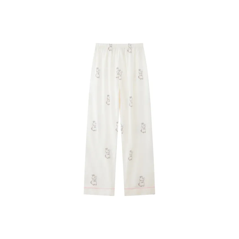 Kosrood Pajama Set Women's White Gold-2