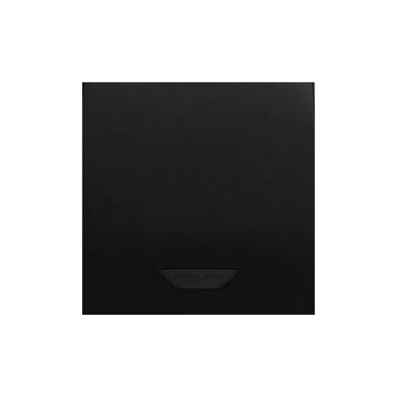 Bottega Veneta Intrecciato Calfskin One Shoulder Handbag, Travel Bag Tubas Men's Black-5